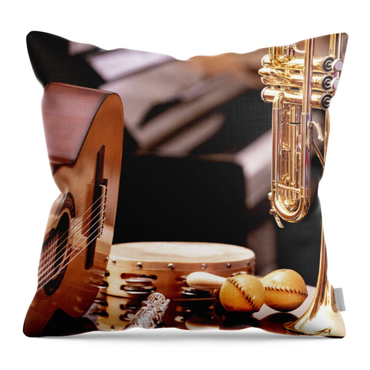 Jam Session - Throw Pillow