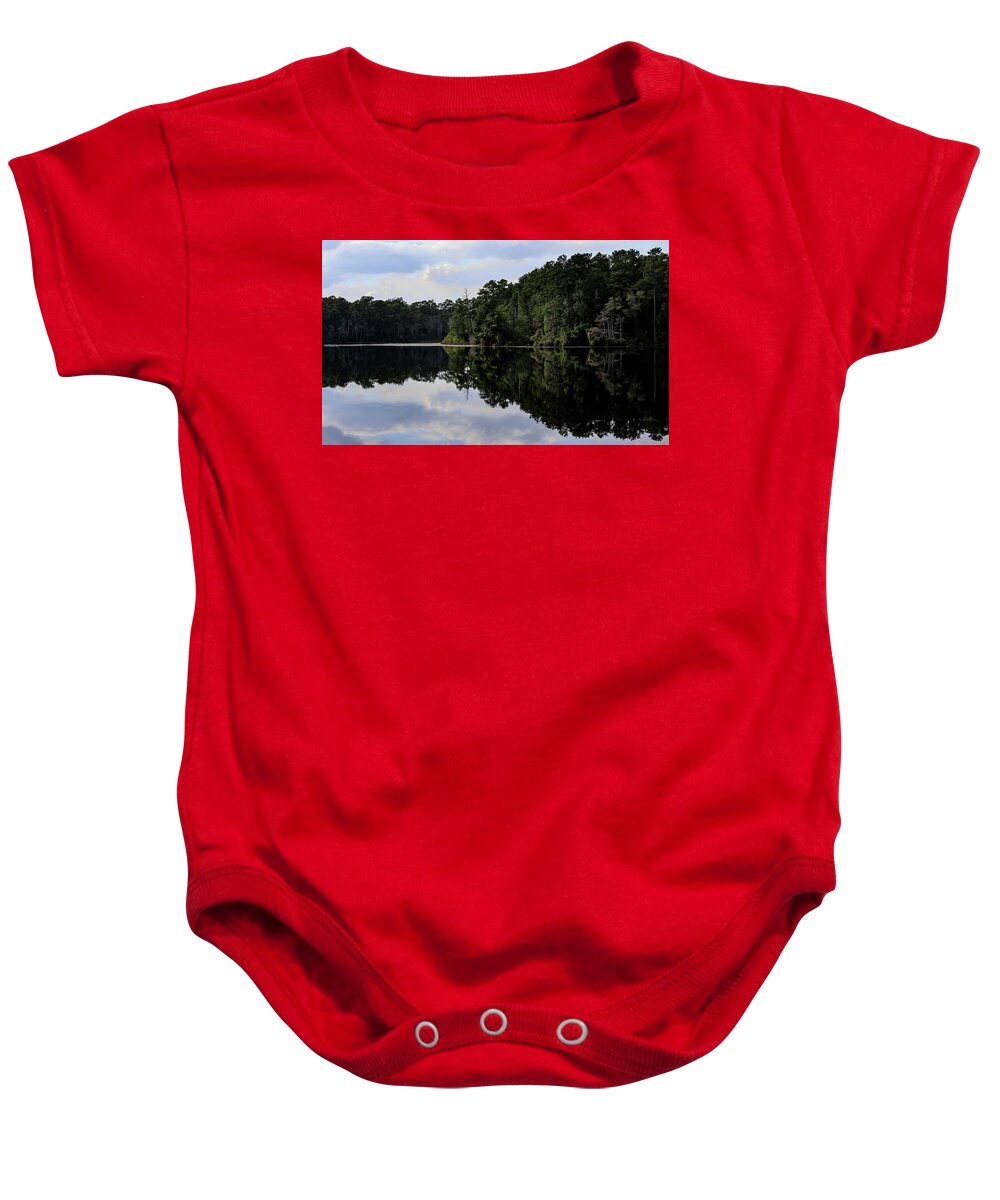Lake Rim of North Carolina II  - Baby Onesie