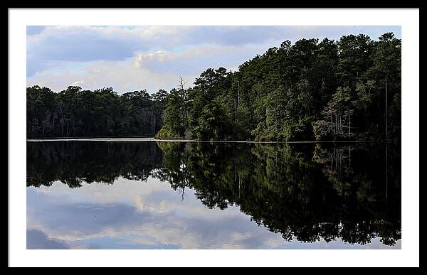 Lake Rim of North Carolina II  - Framed Print