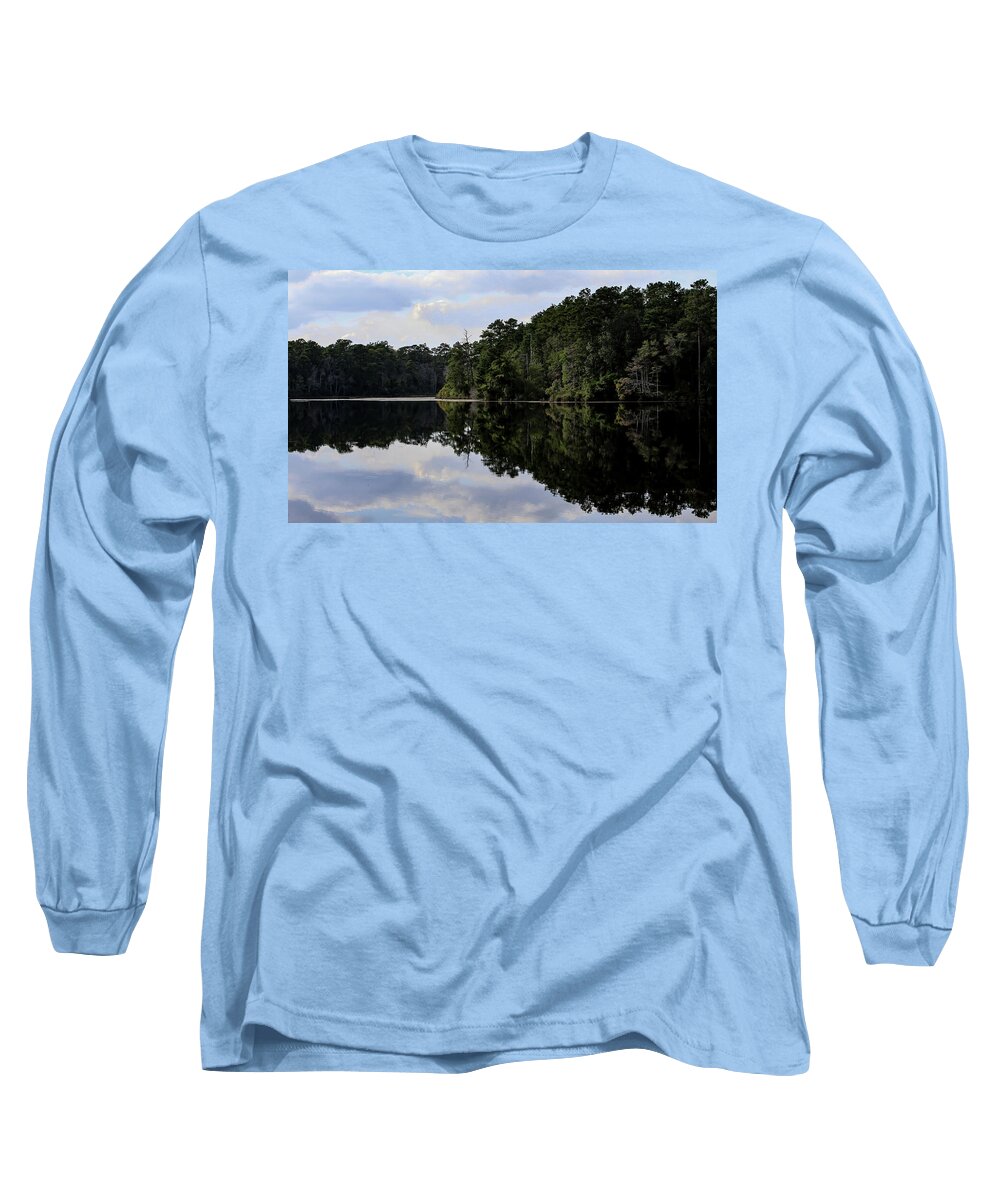 Lake Rim of North Carolina II  - Long Sleeve T-Shirt