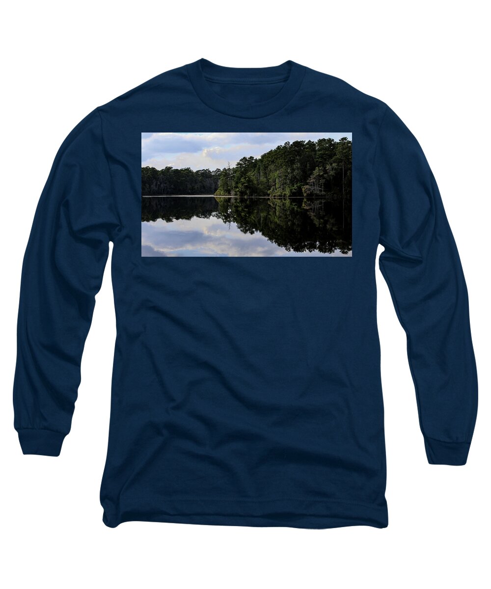 Lake Rim of North Carolina II  - Long Sleeve T-Shirt