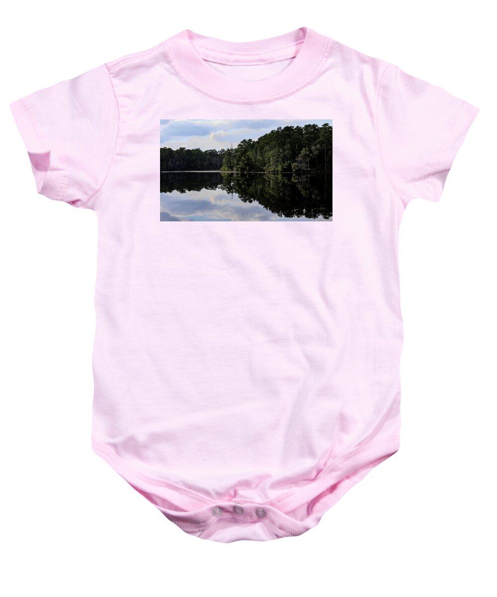 Lake Rim of North Carolina II  - Baby Onesie