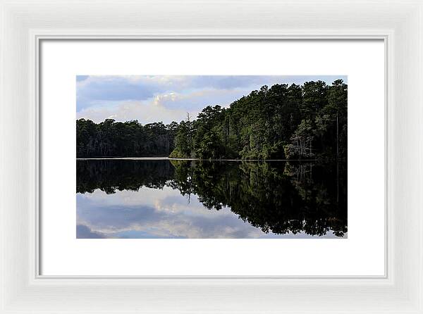 Lake Rim of North Carolina II  - Framed Print
