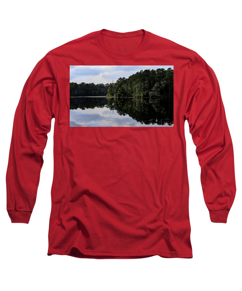 Lake Rim of North Carolina II  - Long Sleeve T-Shirt