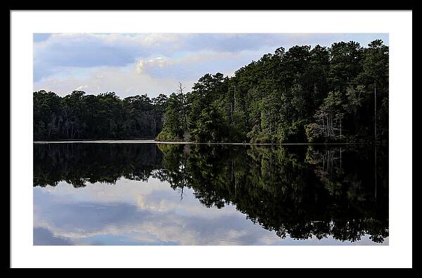 Lake Rim of North Carolina II  - Framed Print