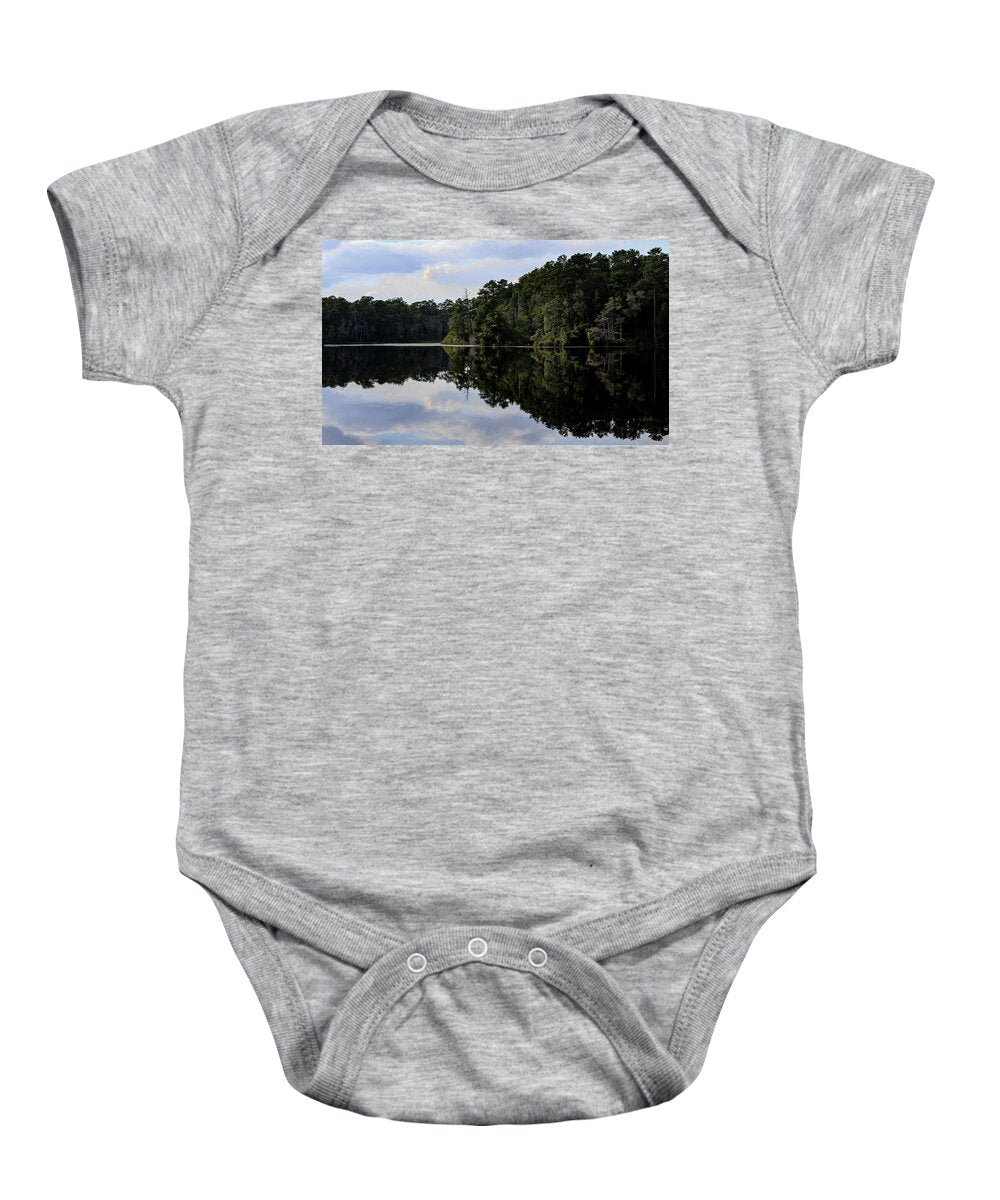 Lake Rim of North Carolina II  - Baby Onesie