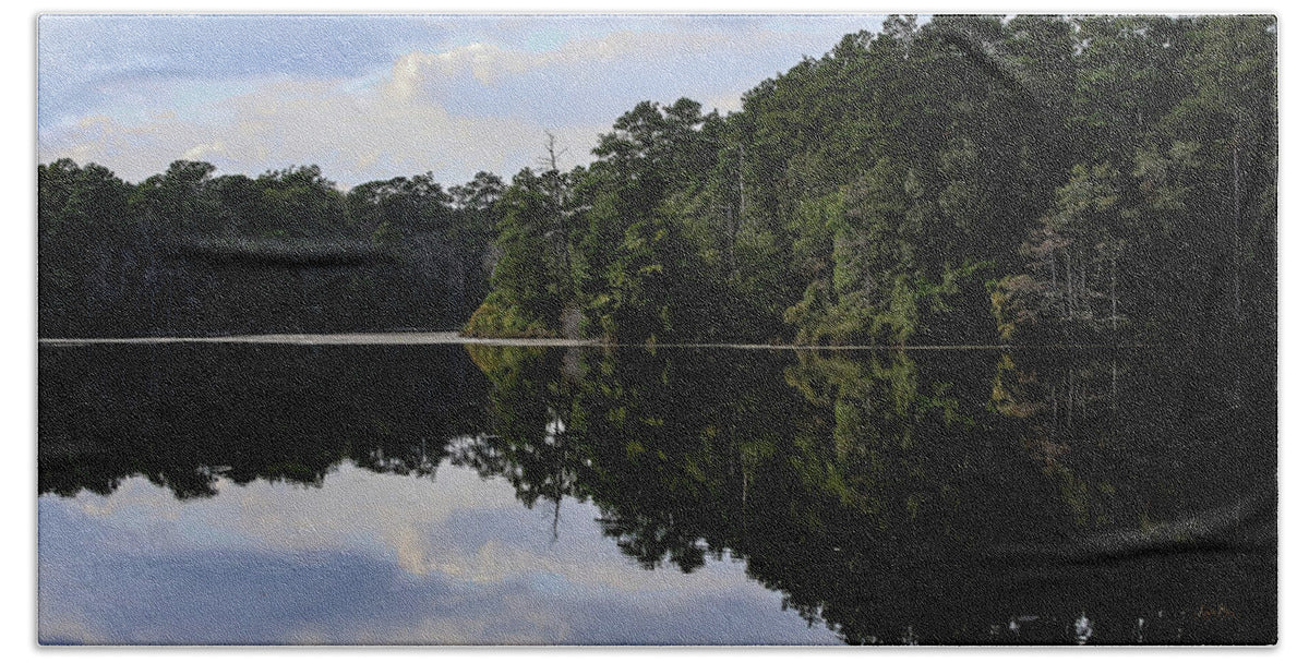 Lake Rim of North Carolina II  - Bath Towel