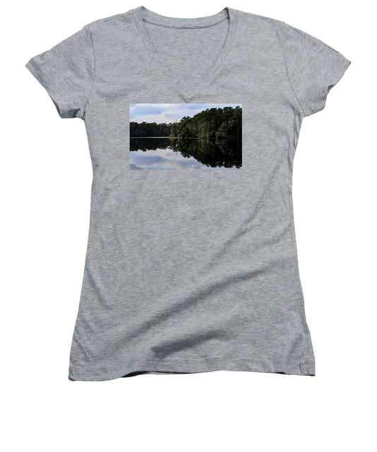 Lake Rim of North Carolina II  - Women's V-Neck