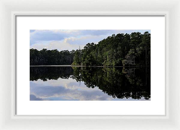 Lake Rim of North Carolina II  - Framed Print