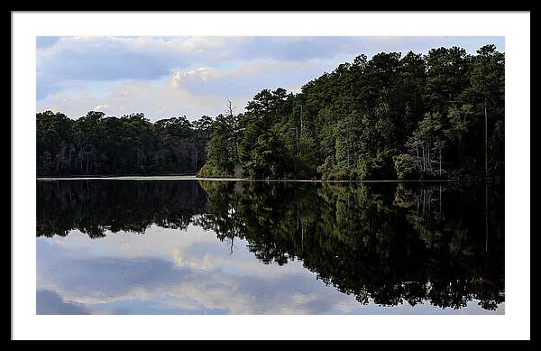Lake Rim of North Carolina II  - Framed Print