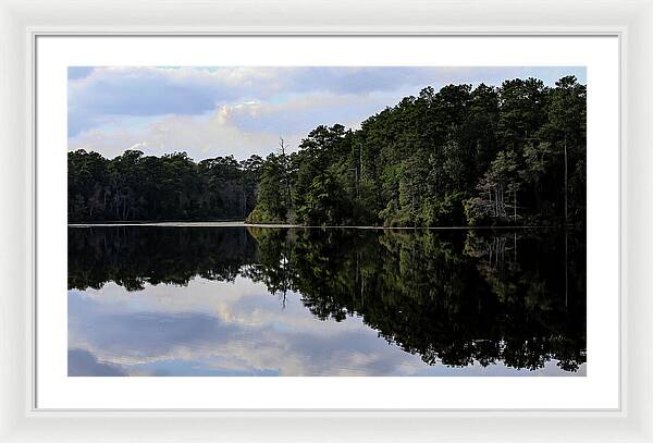 Lake Rim of North Carolina II  - Framed Print