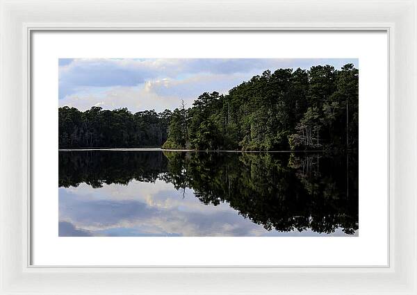 Lake Rim of North Carolina II  - Framed Print