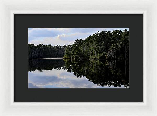 Lake Rim of North Carolina II  - Framed Print