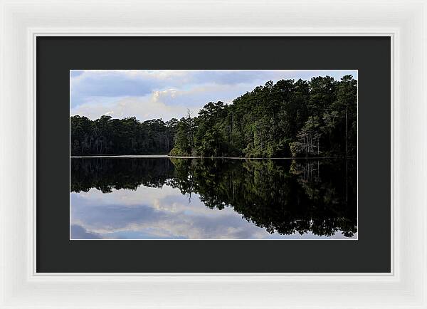 Lake Rim of North Carolina II  - Framed Print