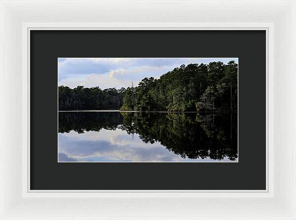 Lake Rim of North Carolina II  - Framed Print
