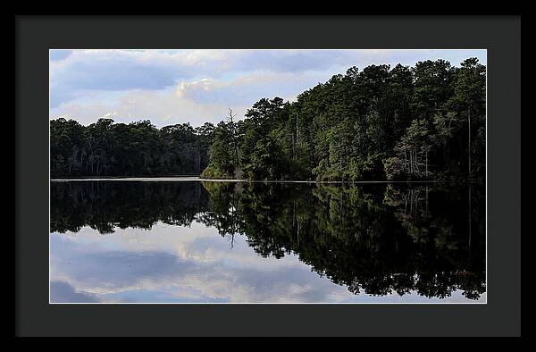 Lake Rim of North Carolina II  - Framed Print