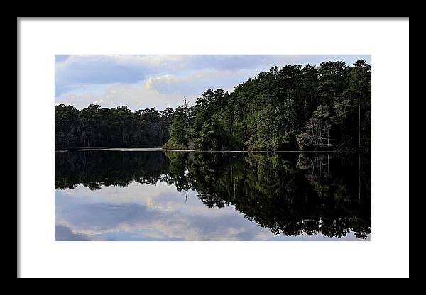 Lake Rim of North Carolina II  - Framed Print