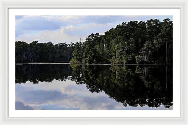 Lake Rim of North Carolina II  - Framed Print