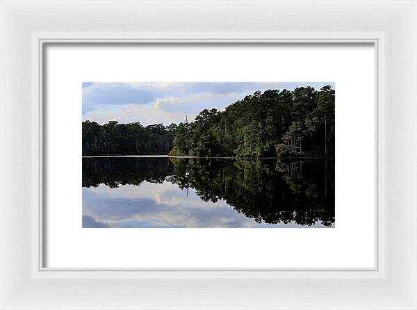Lake Rim of North Carolina II  - Framed Print