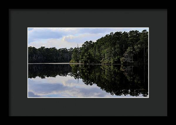 Lake Rim of North Carolina II  - Framed Print