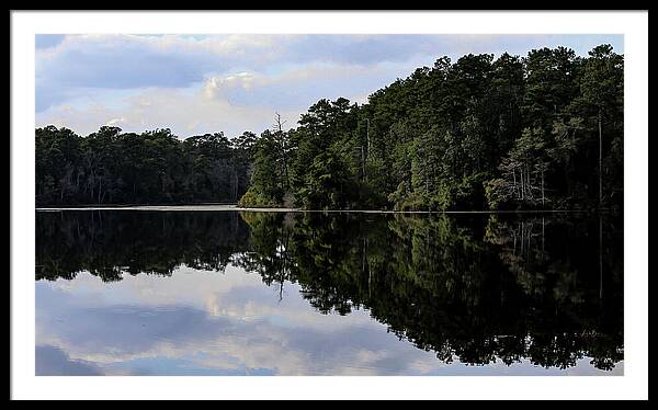 Lake Rim of North Carolina II  - Framed Print