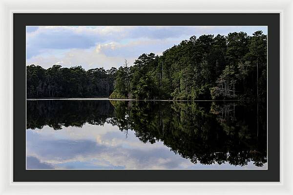 Lake Rim of North Carolina II  - Framed Print