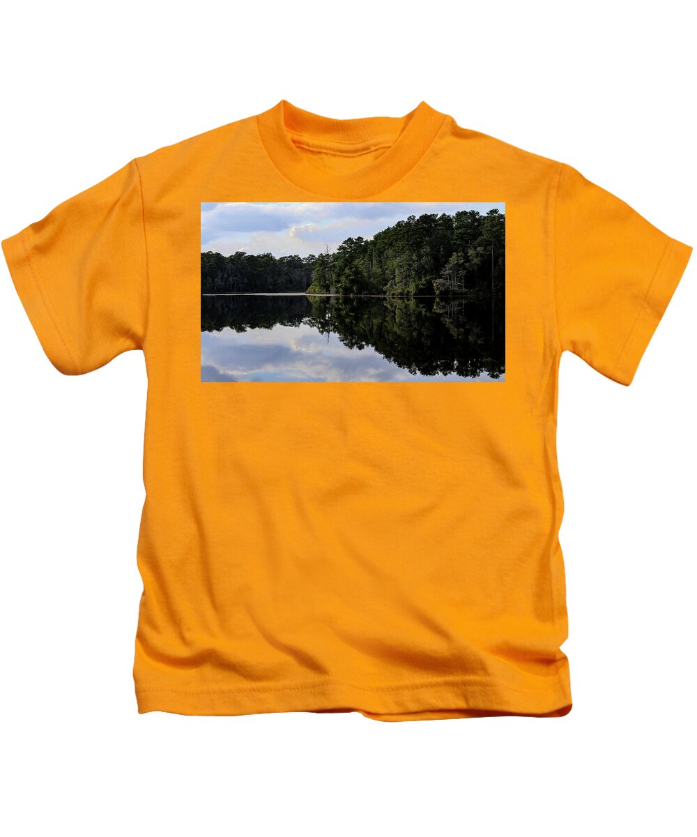 Lake Rim of North Carolina II  - Kids T-Shirt