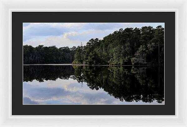 Lake Rim of North Carolina II  - Framed Print