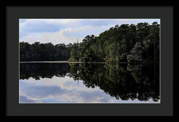 Lake Rim of North Carolina II  - Framed Print