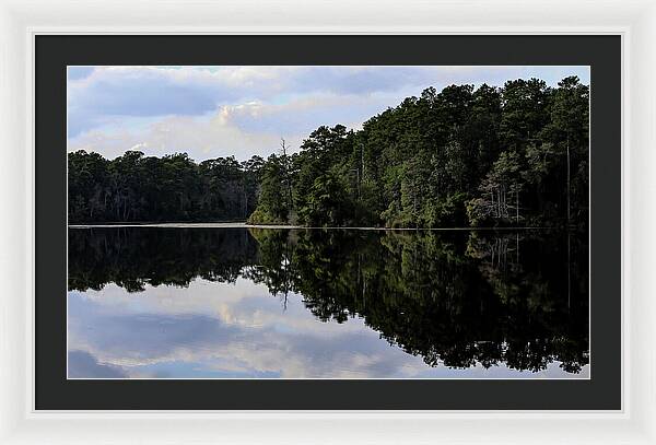 Lake Rim of North Carolina II  - Framed Print