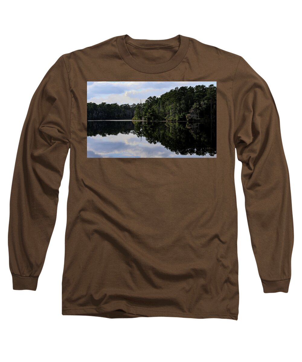 Lake Rim of North Carolina II  - Long Sleeve T-Shirt
