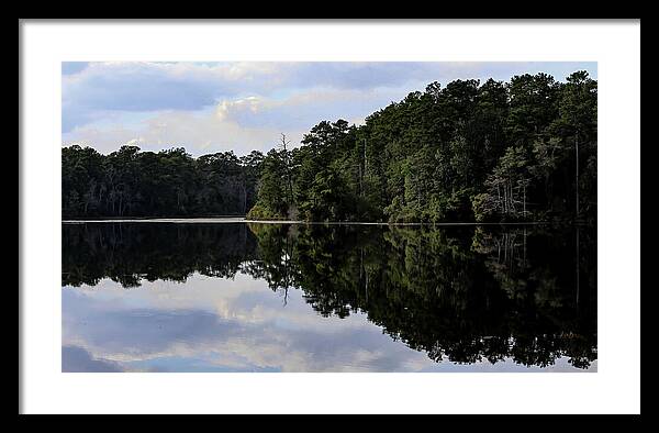 Lake Rim of North Carolina II  - Framed Print