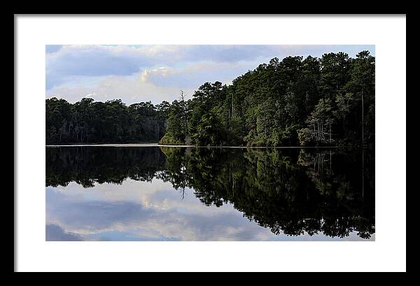 Lake Rim of North Carolina II  - Framed Print