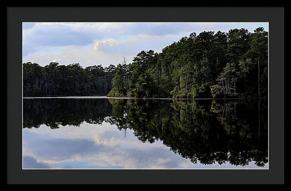 Lake Rim of North Carolina II  - Framed Print