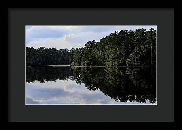 Lake Rim of North Carolina II  - Framed Print