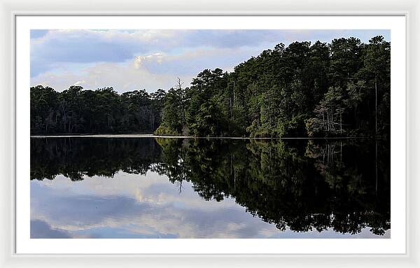 Lake Rim of North Carolina II  - Framed Print