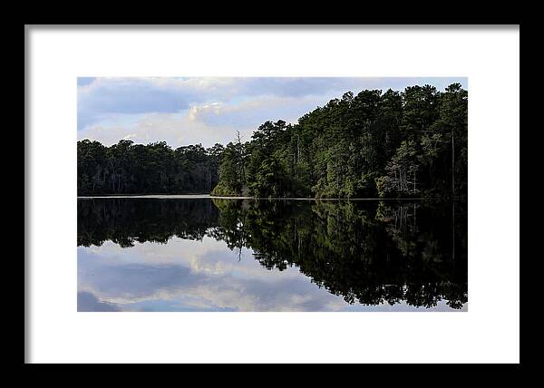 Lake Rim of North Carolina II  - Framed Print