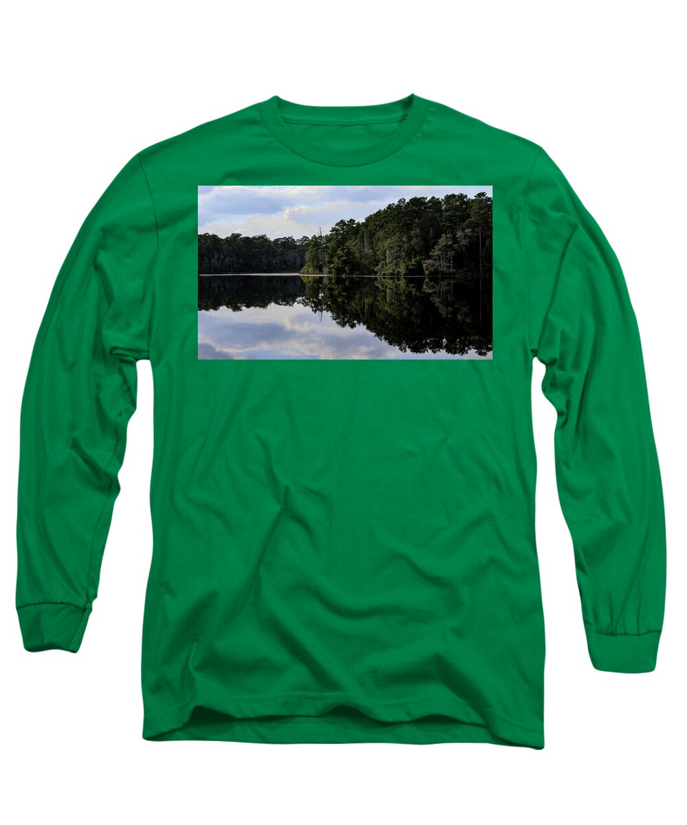 Lake Rim of North Carolina II  - Long Sleeve T-Shirt