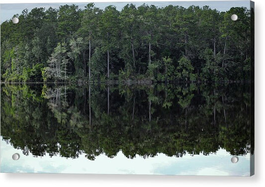 Lake Rim of North Carolina - Acrylic Print