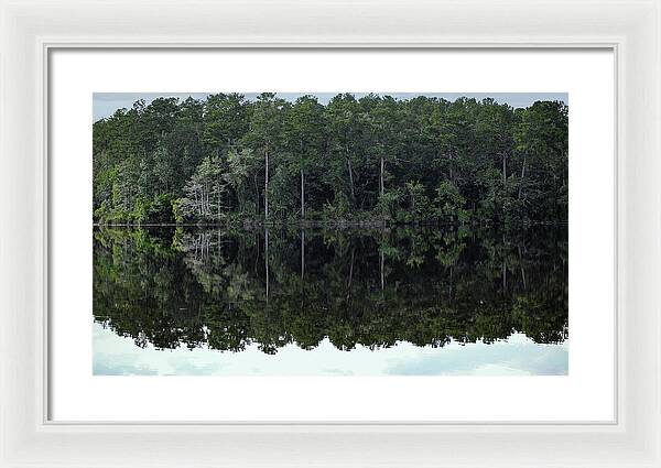 Lake Rim of North Carolina - Framed Print