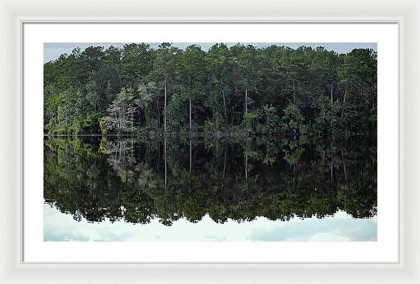 Lake Rim of North Carolina - Framed Print