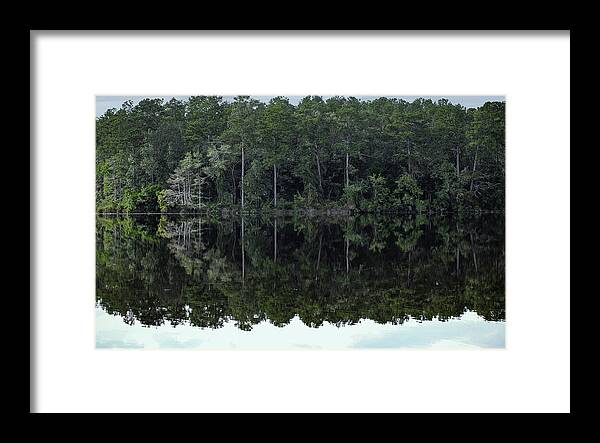 Lake Rim of North Carolina - Framed Print