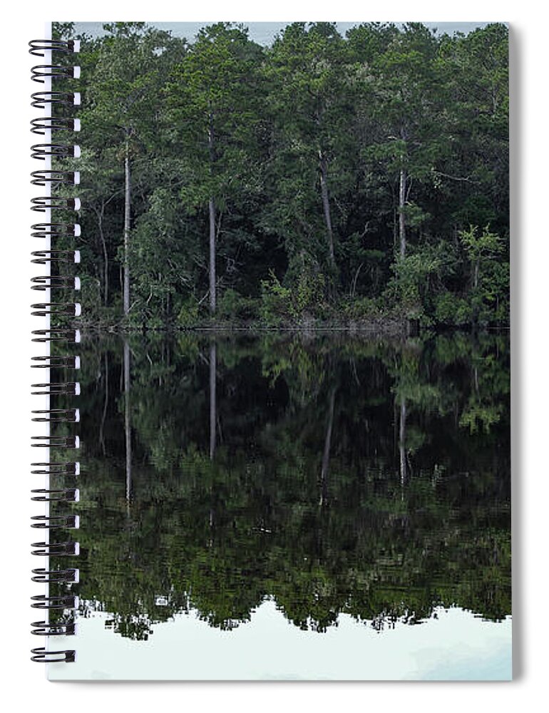 Lake Rim of North Carolina - Spiral Notebook