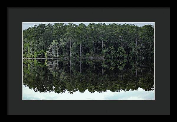 Lake Rim of North Carolina - Framed Print