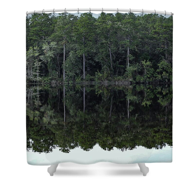 Lake Rim of North Carolina - Shower Curtain