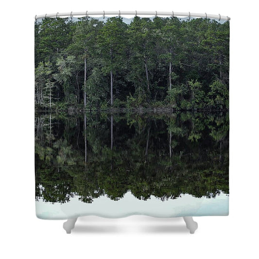 Lake Rim of North Carolina - Shower Curtain