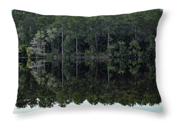 Lake Rim of North Carolina - Throw Pillow