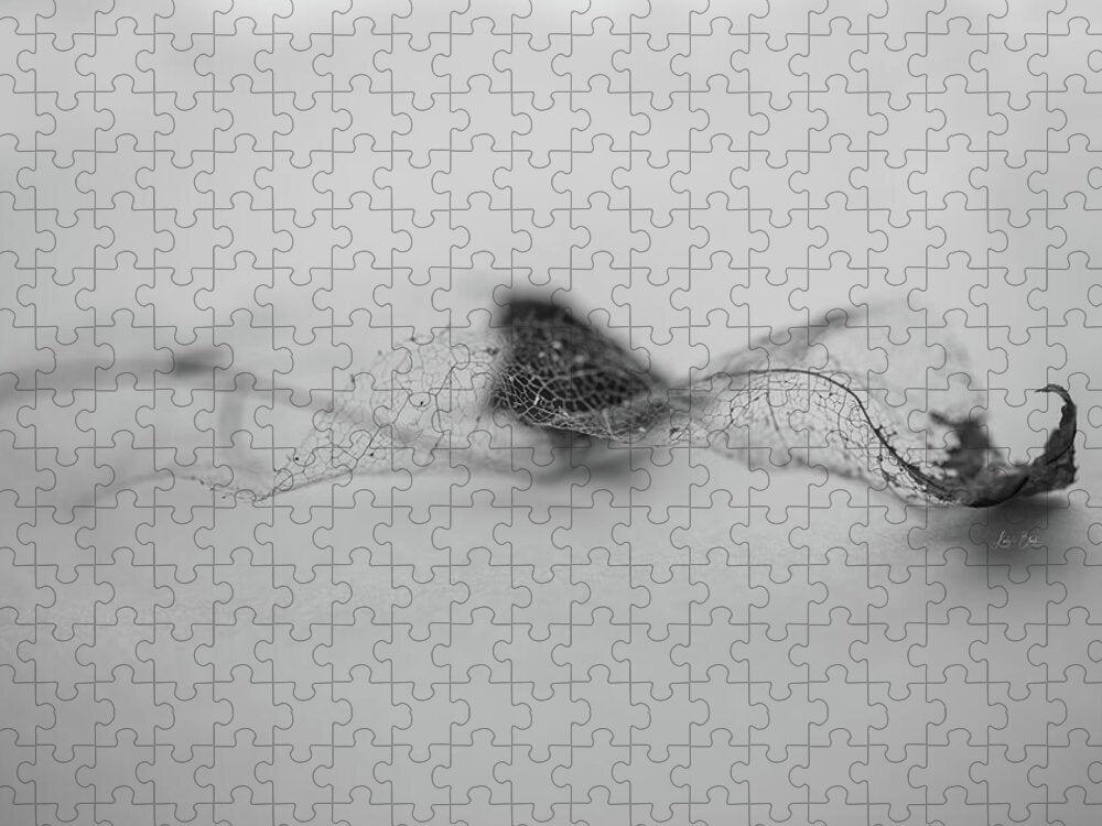 Leaf Left B/W - Puzzle