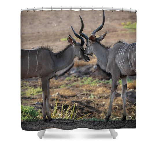 Love You, Too - Shower Curtain