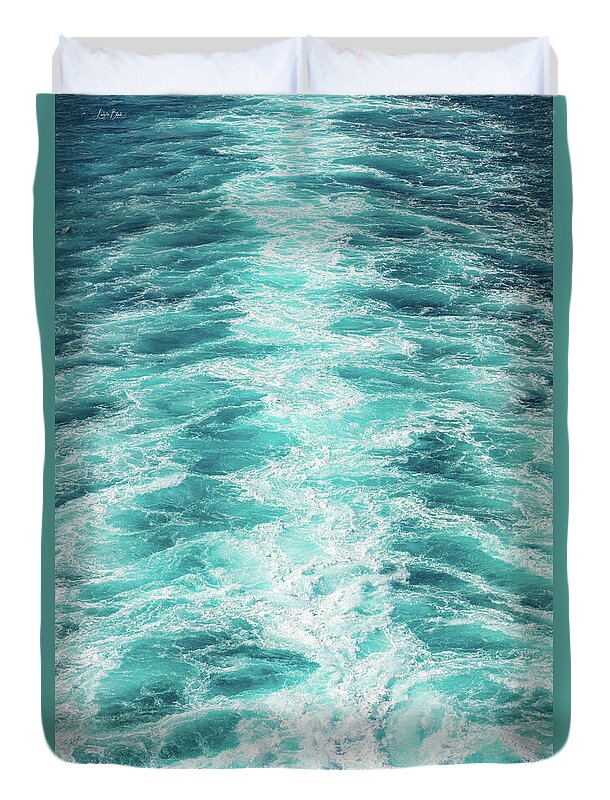 Off the Coastal Waters of Italy - Duvet Cover